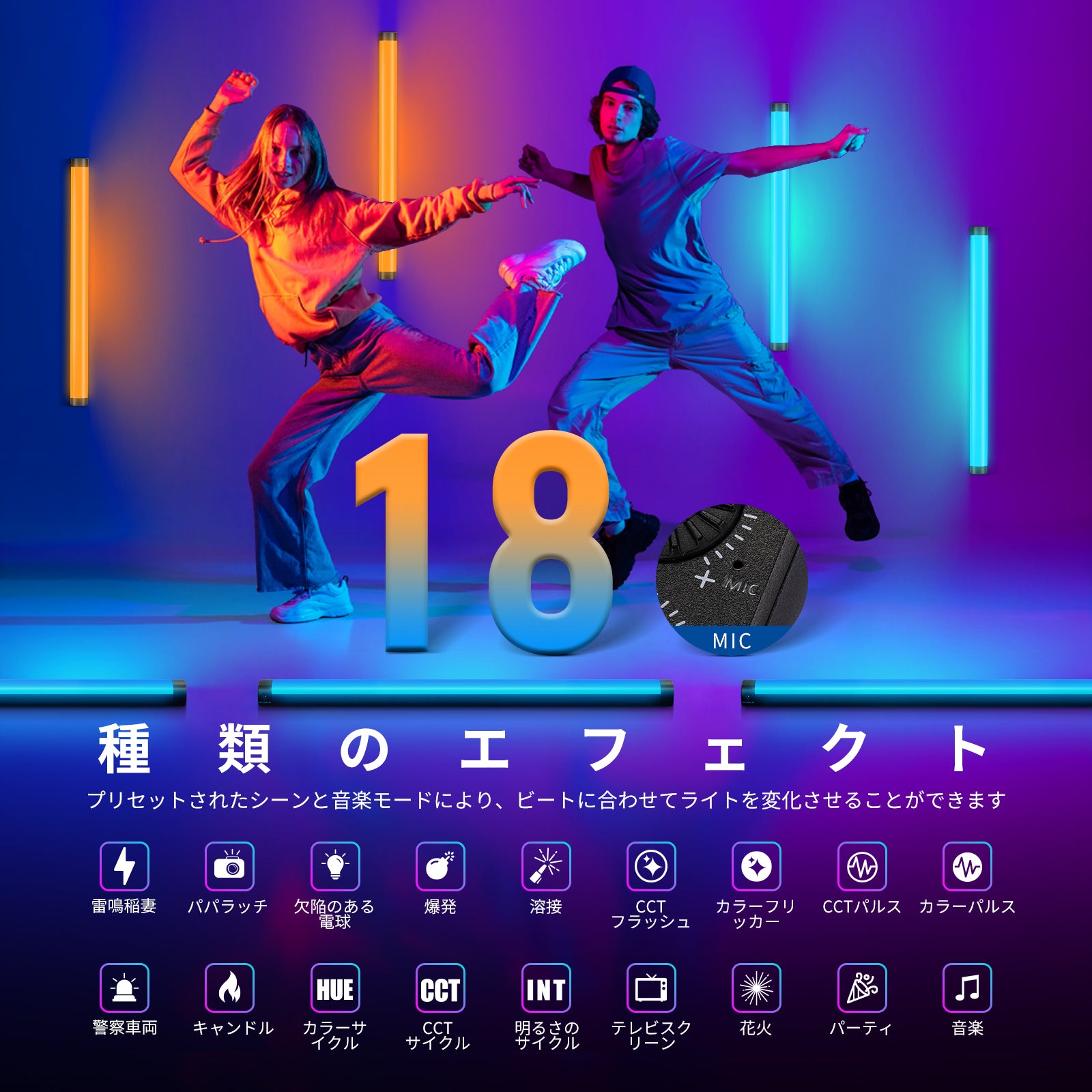 NEEWER TL60 20W RGB スティックライト – NEEWER.JP