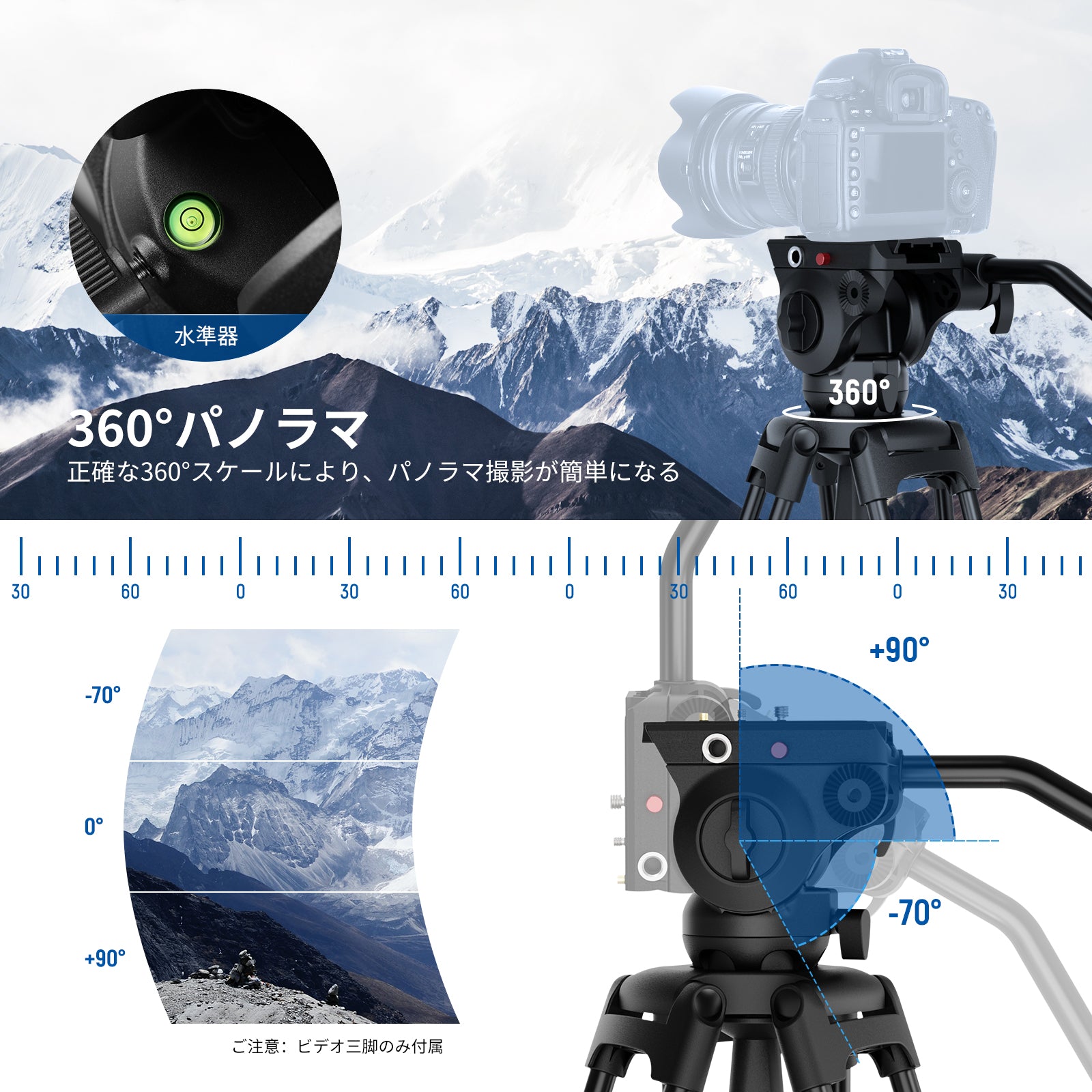 NEEWER TP37 187cm ビデオ三脚 – NEEWER.JP