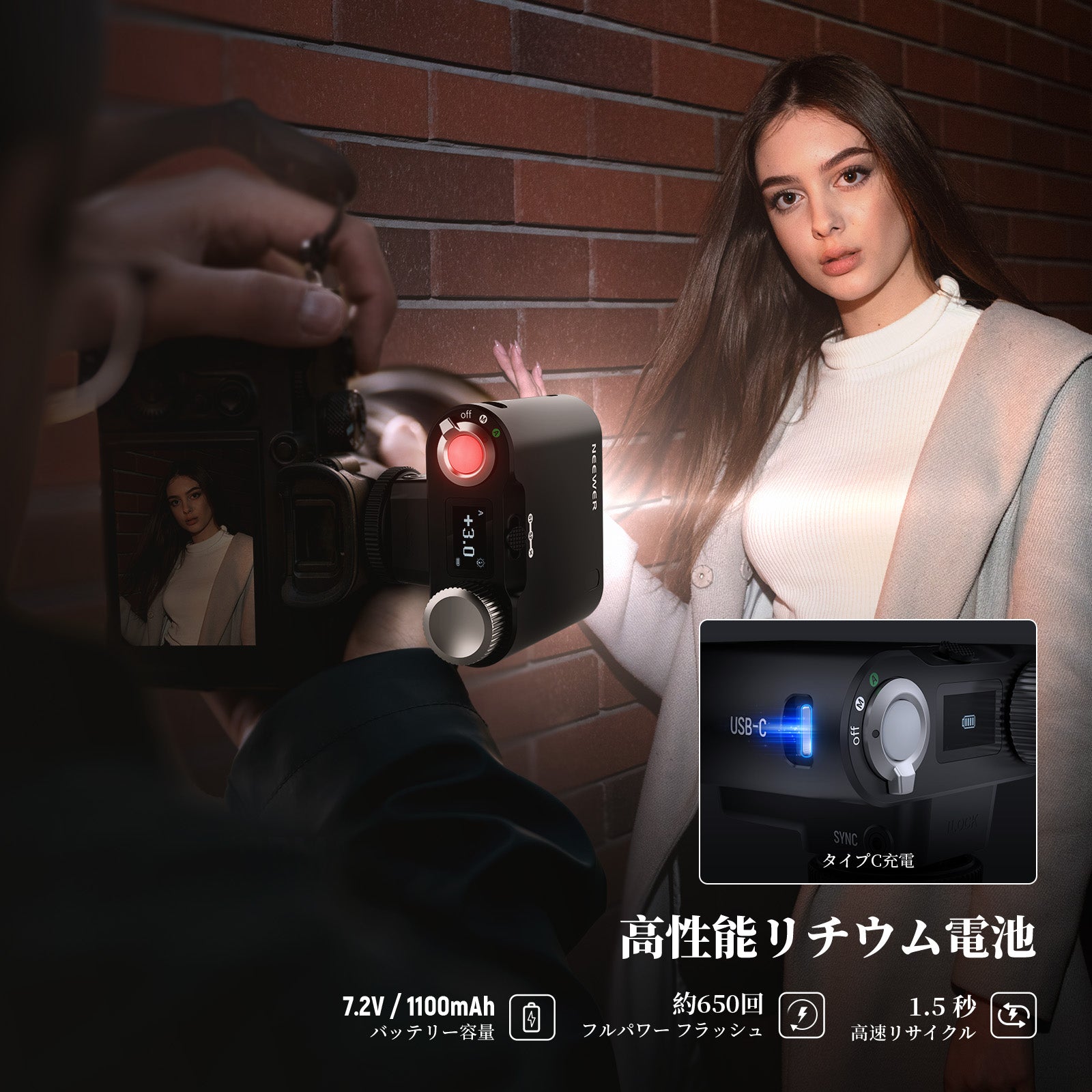 NEEWER Z160 カメラフラッシュストロボ – NEEWER.JP