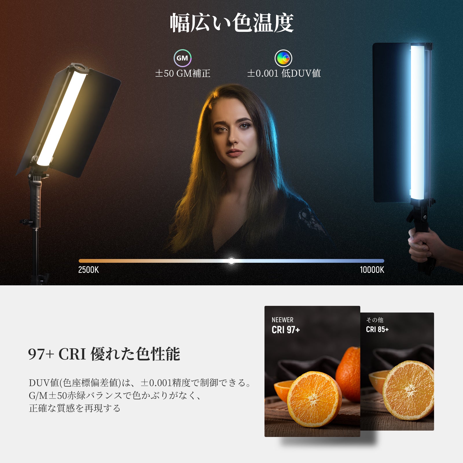 NEEWER RGB2 LED スティックライト – NEEWER.JP