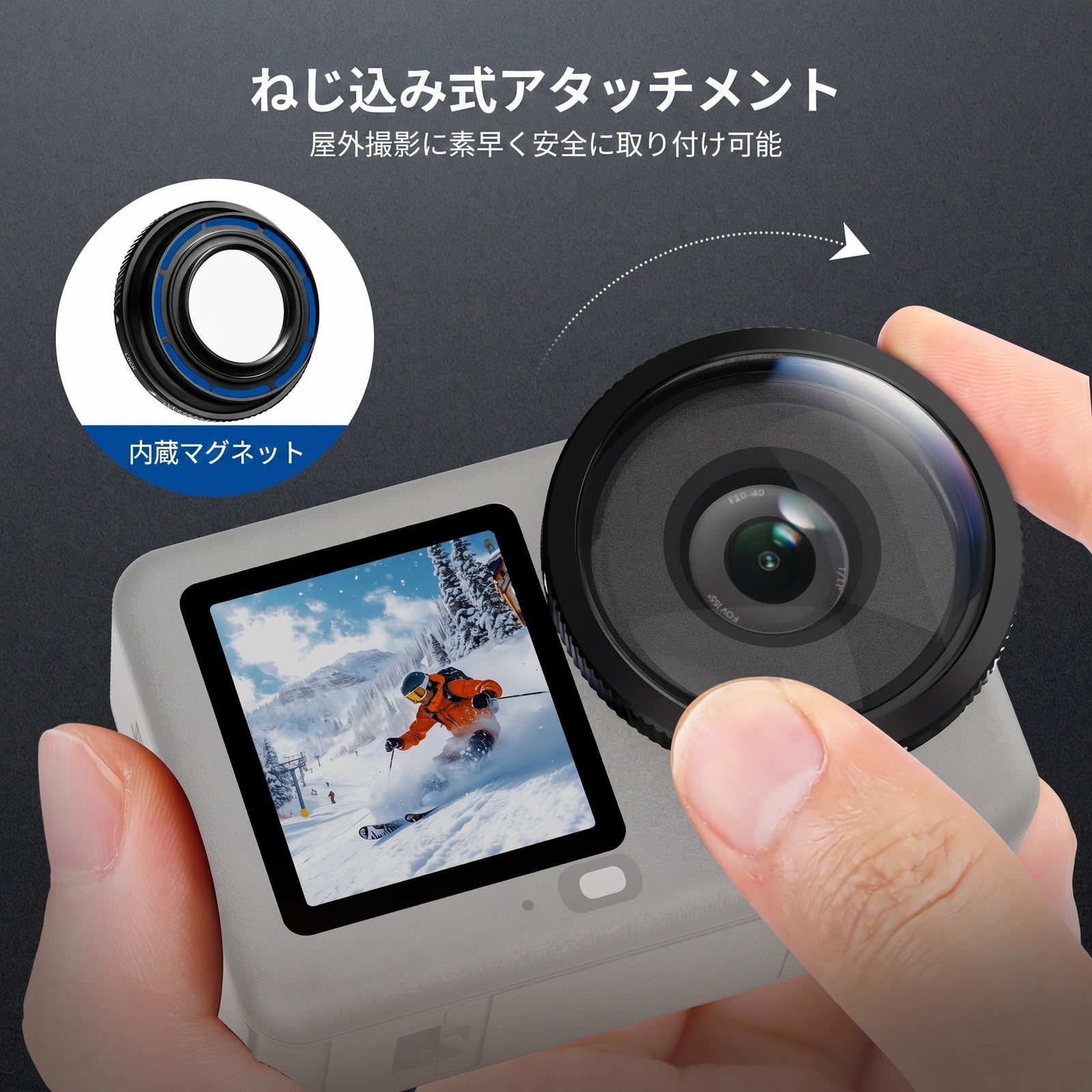 NEEWER FL-B53 180° FOV 広角レンズ Osmo Action 6対応 – NEEWER.JP