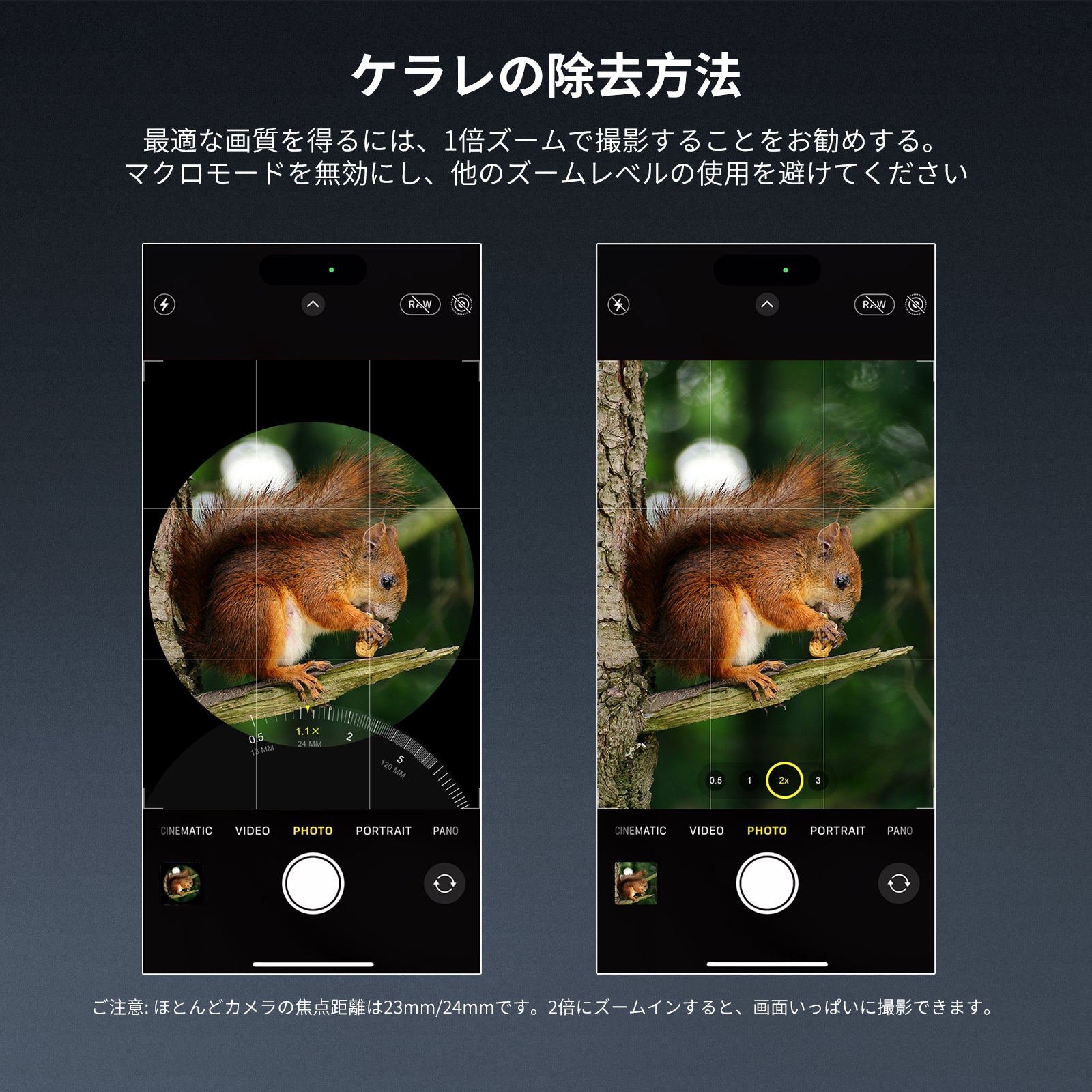 NEEWER LS-78 400mm スマホ用望遠レンズ 17mmネジ/レンズクリップ付き