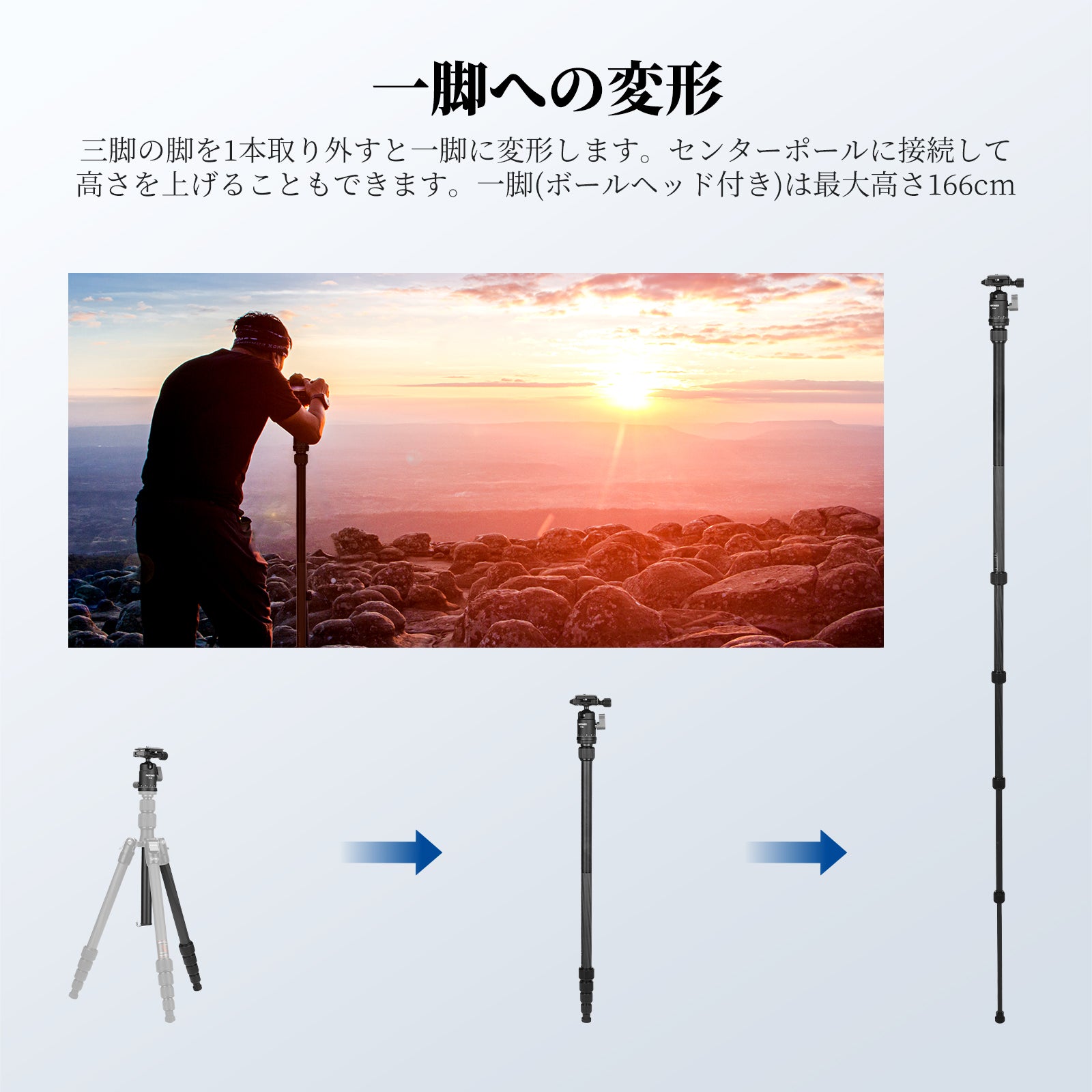 NEEWER TP39 160cm カーボン製 カメラ三脚一脚 – NEEWER.JP