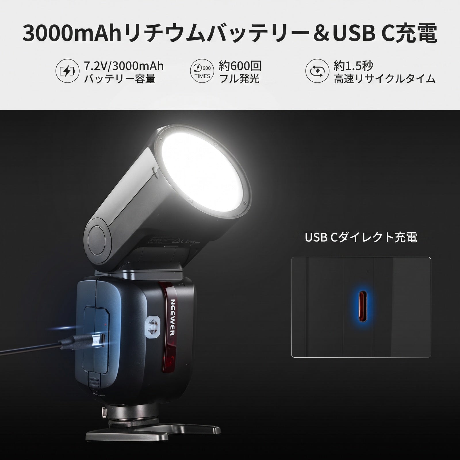 NEEWER Z2PRO 76Ws TTL ラウンドヘッドフラッシュストロボ – NEEWER.JP