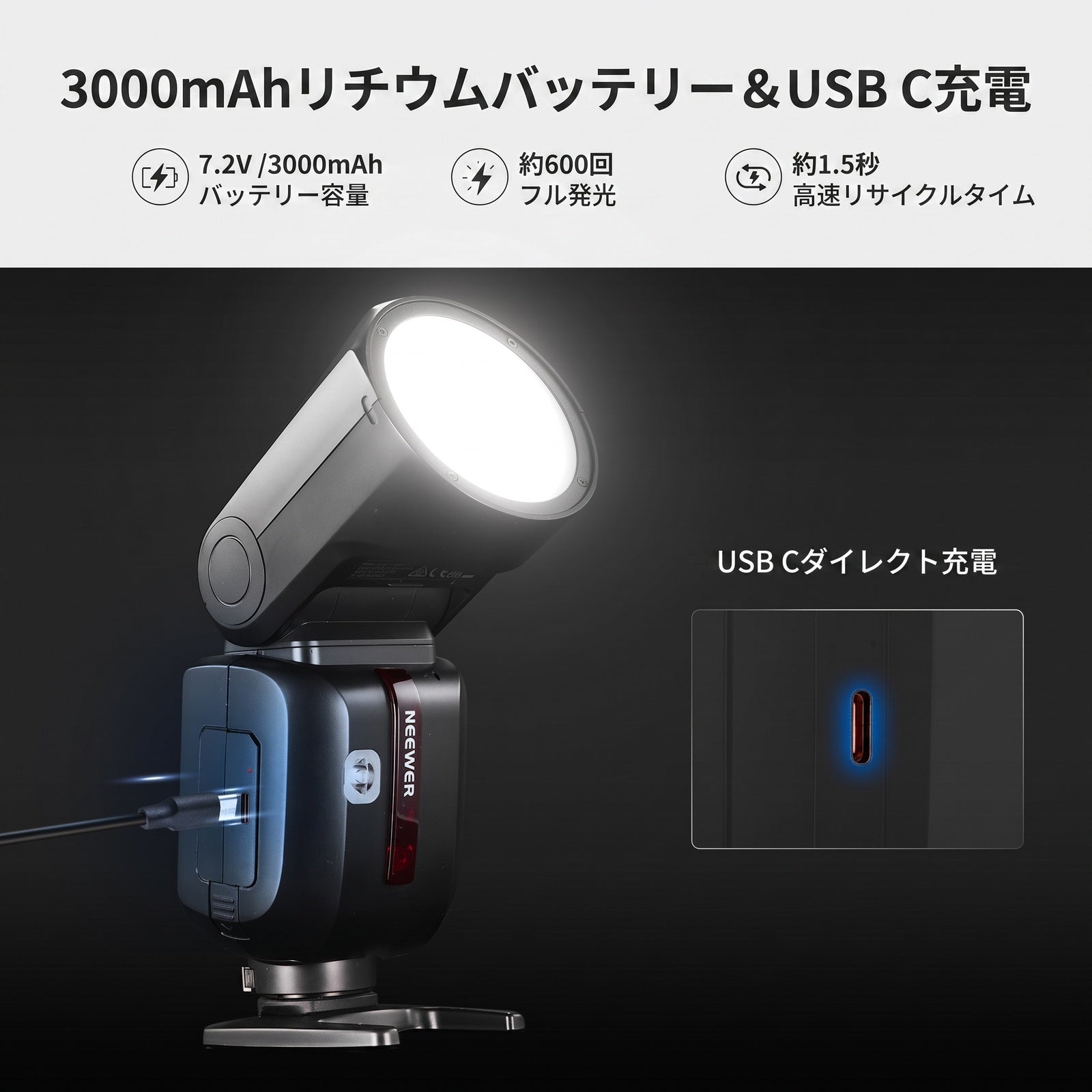 NEEWER Z2PRO 76Ws TTL ラウンドヘッドフラッシュストロボ – NEEWER.JP