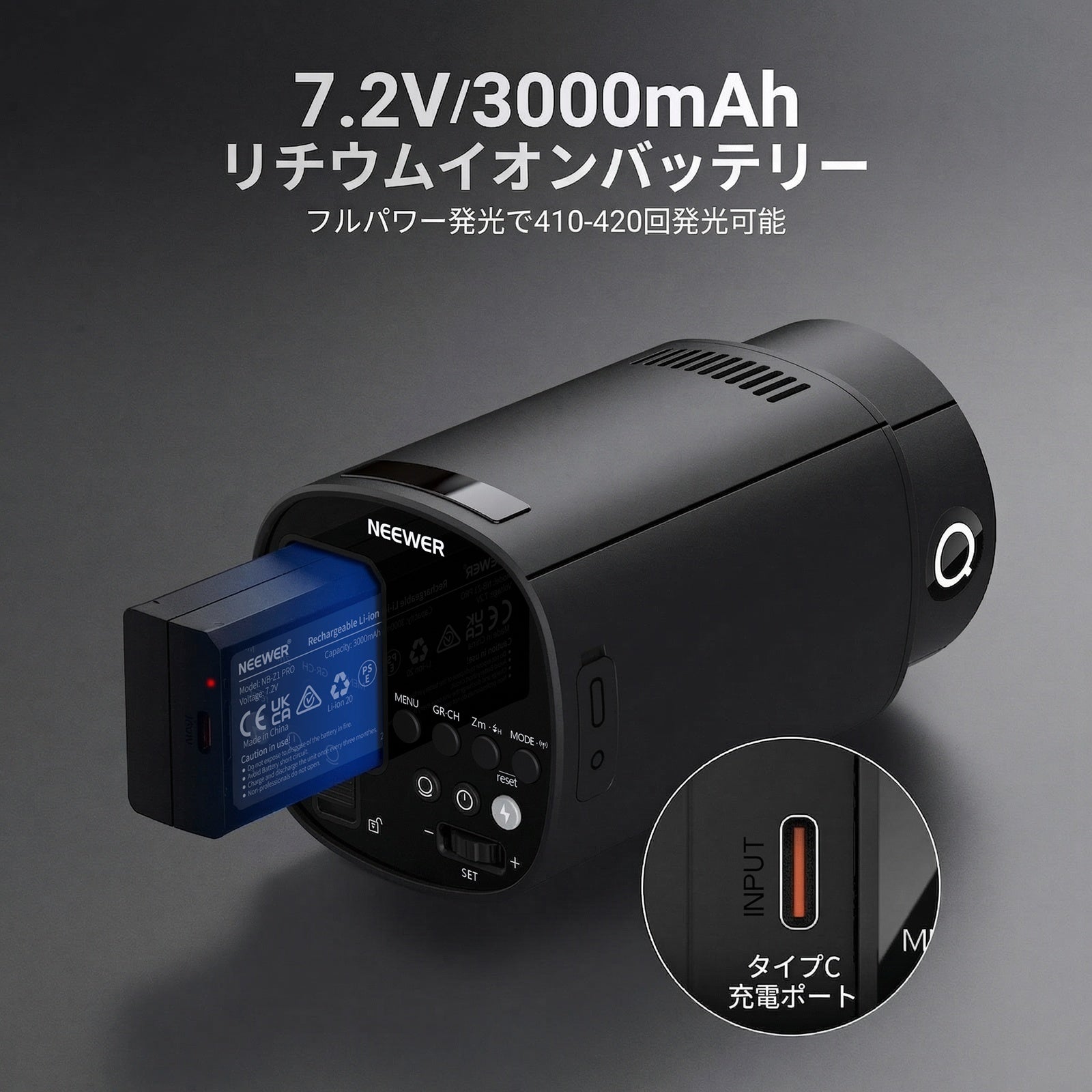 NEEWER Q120 120Ws 2.4G TTL 屋外用フラッシュストロボ – NEEWER.JP