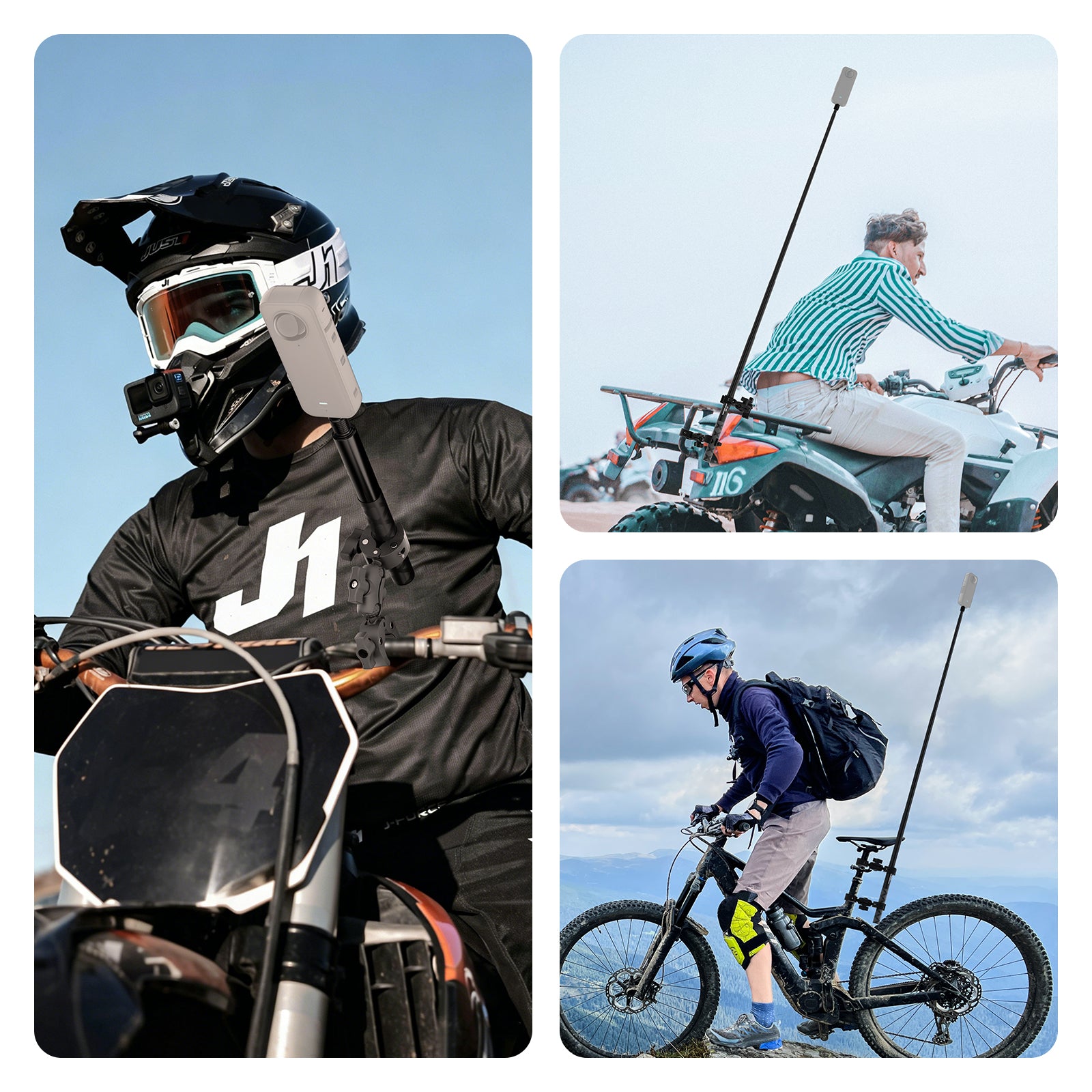 NEEWER BASICS GP-32 バイクカメラマウントキット – NEEWER.JP
