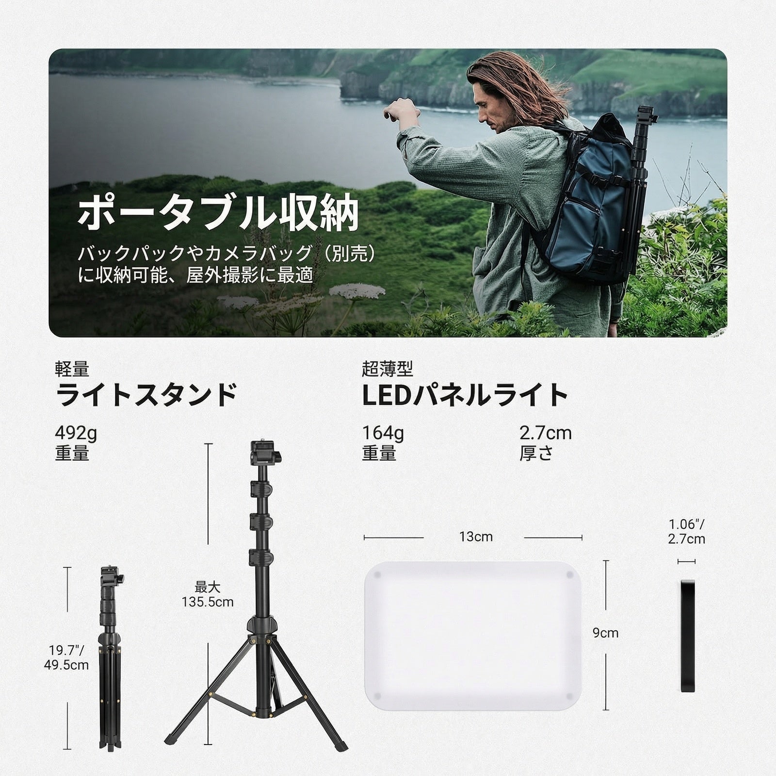 NEEWER BASICS BP132 10W 2パック LEDビデオライト – NEEWER.JP