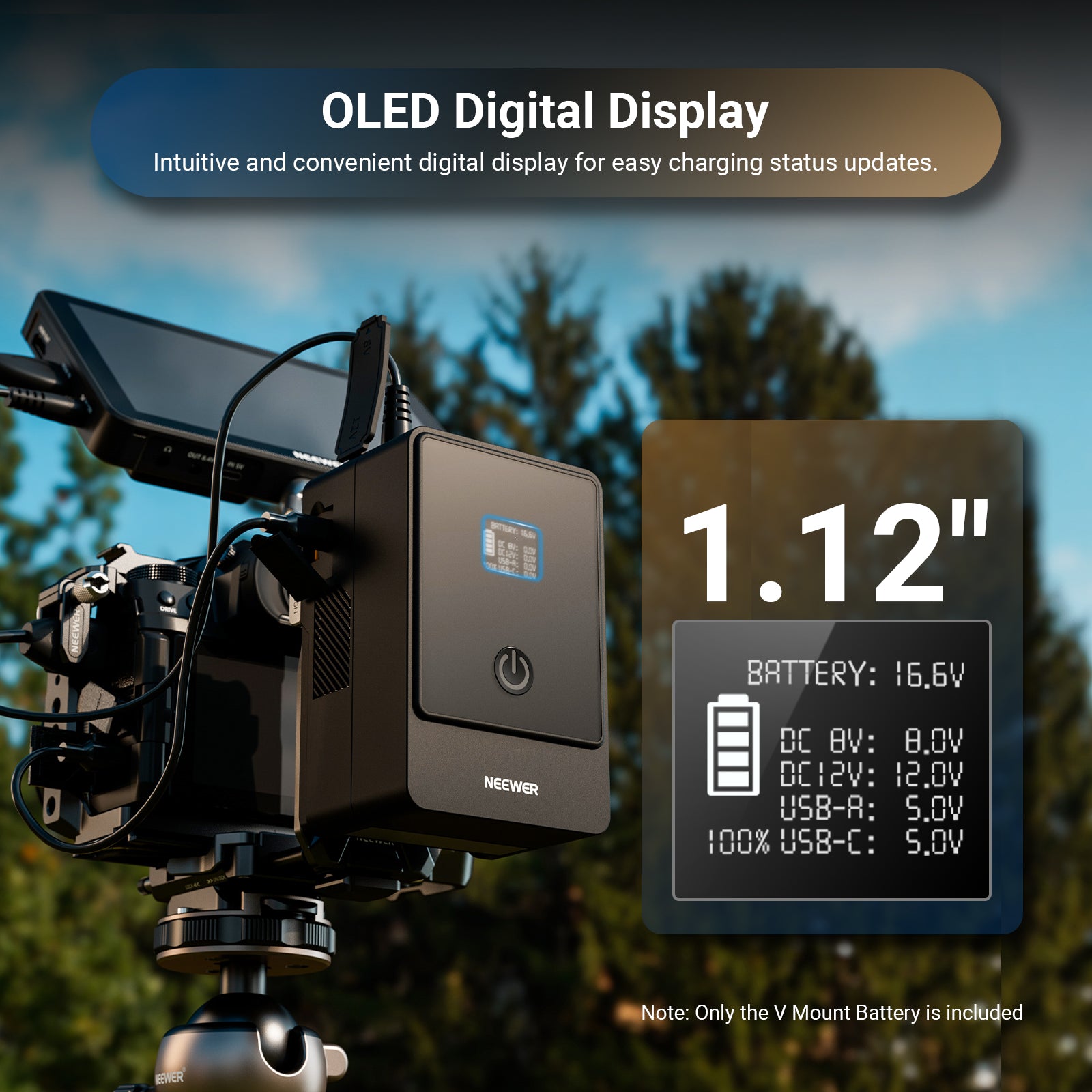 NEEWER PS099E/PS099F 6800mAh ミニ Vマウントバッテリー – NEEWER.JP