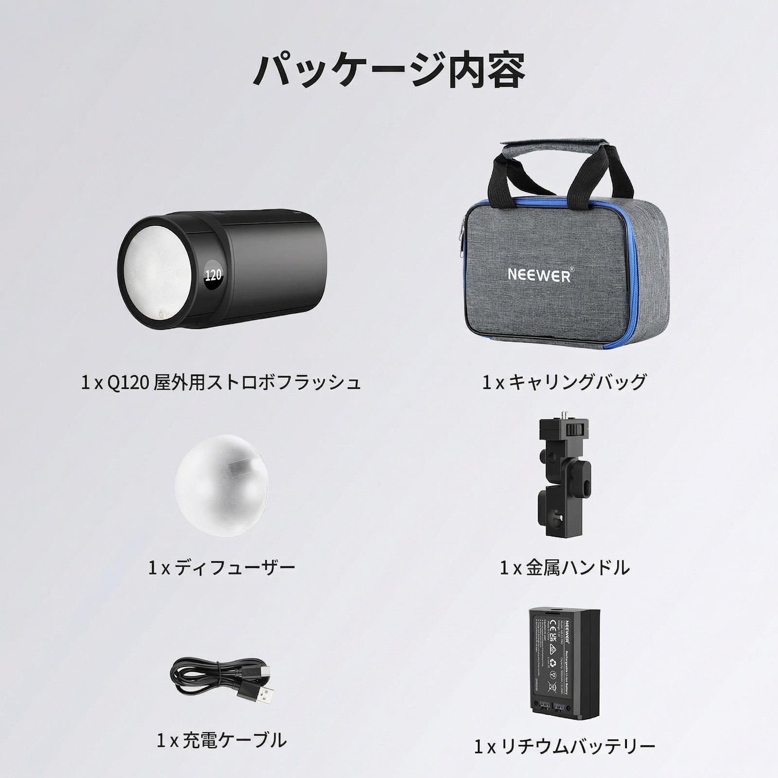 NEEWER Q120 120Ws 2.4G TTL 屋外用フラッシュストロボ – NEEWER.JP