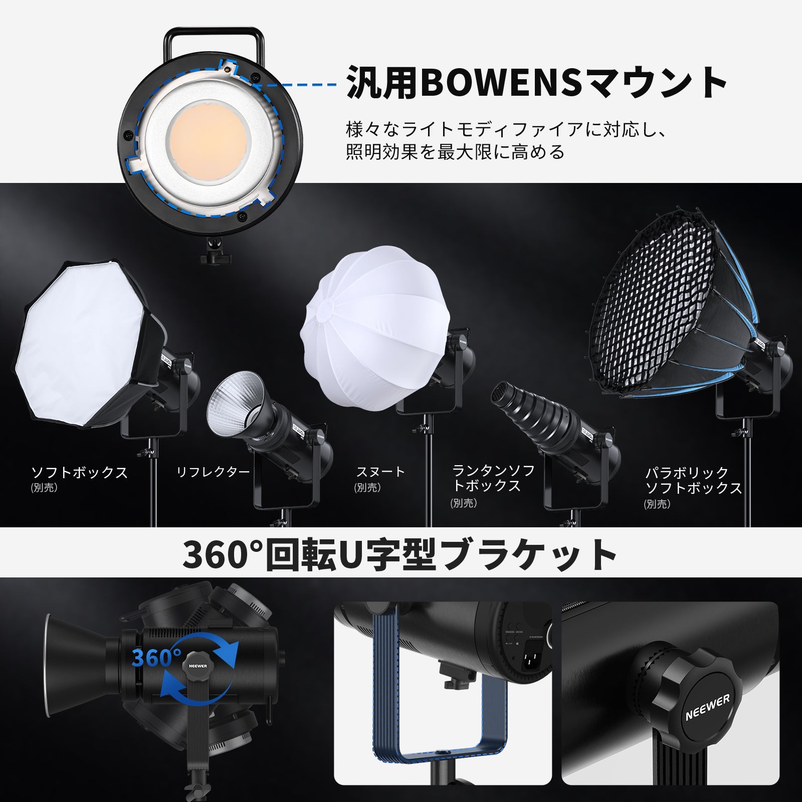 NEEWER CB200B PRO 210W COB LEDビデオライト – NEEWER.JP