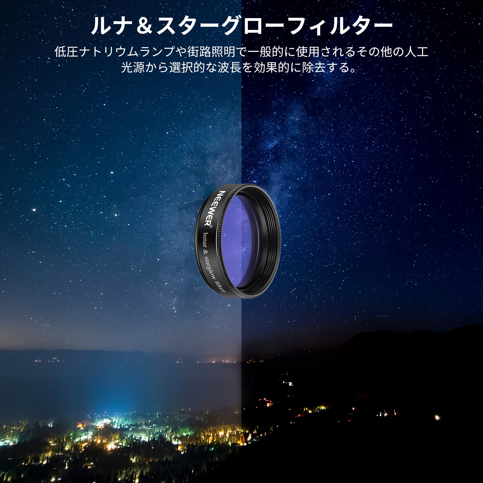 NEEWER 7個 1.25インチ 望遠鏡5色フィルターセット – NEEWER.JP