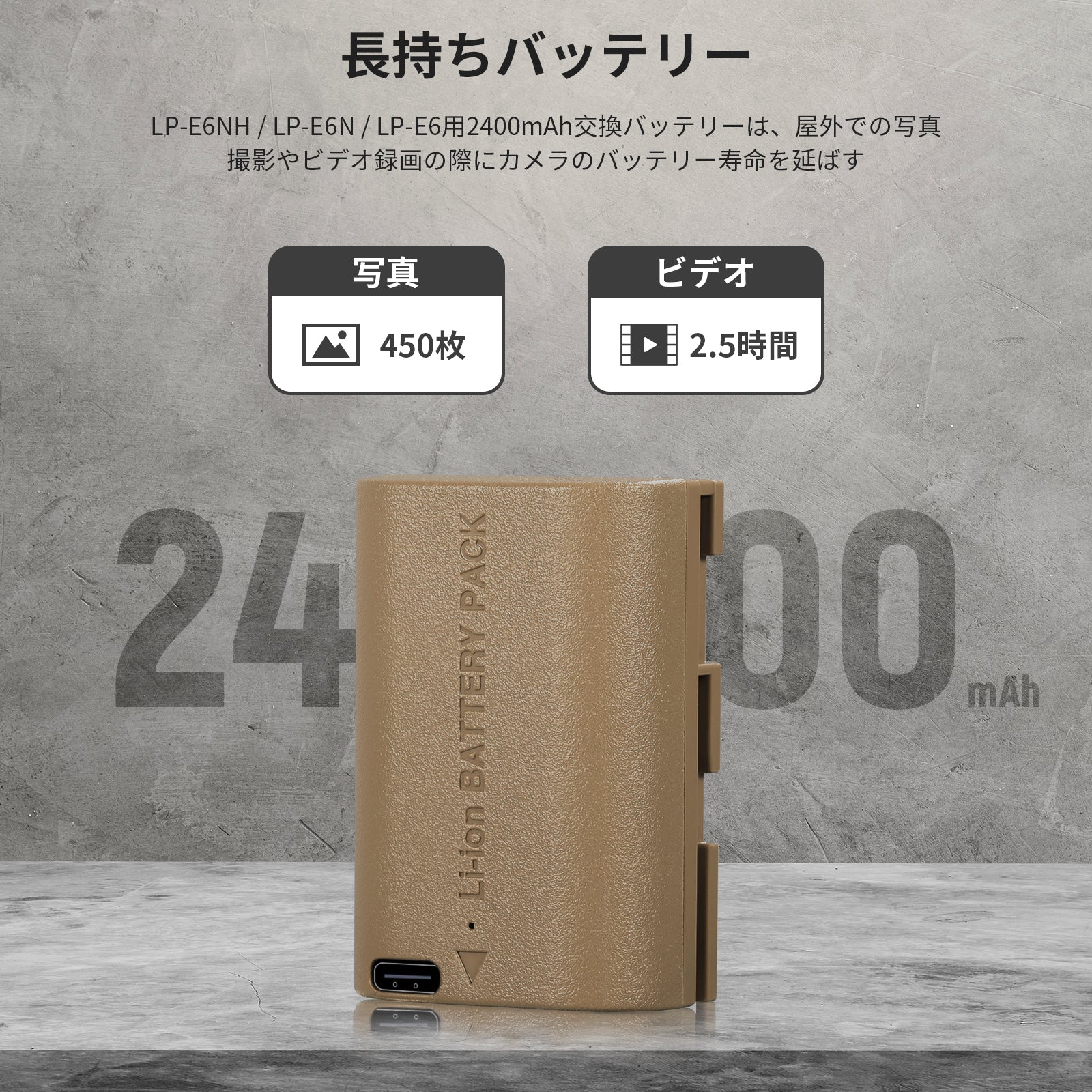 NEEWER LP-E6NH R6 II対応 充電式キヤノンカメラバッテリー – NEEWER.JP