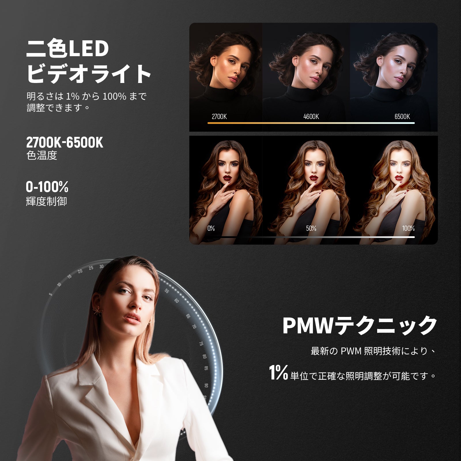 NEEWER MS60B 2.4G/APP制御 65W LEDビデオライト – NEEWER.JP