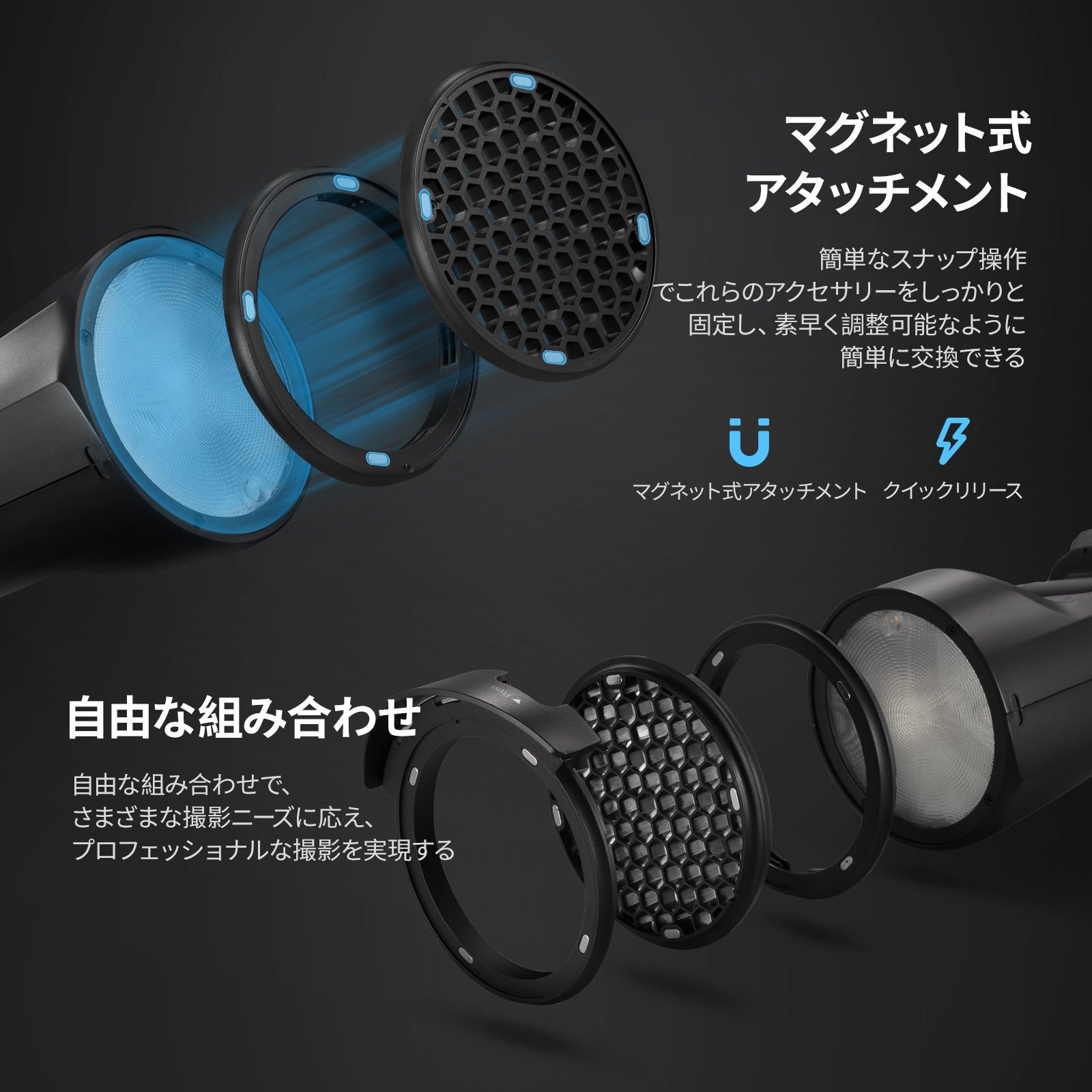 NEEWER CRM2 マグネット式 アクセサリーセット – NEEWER.JP