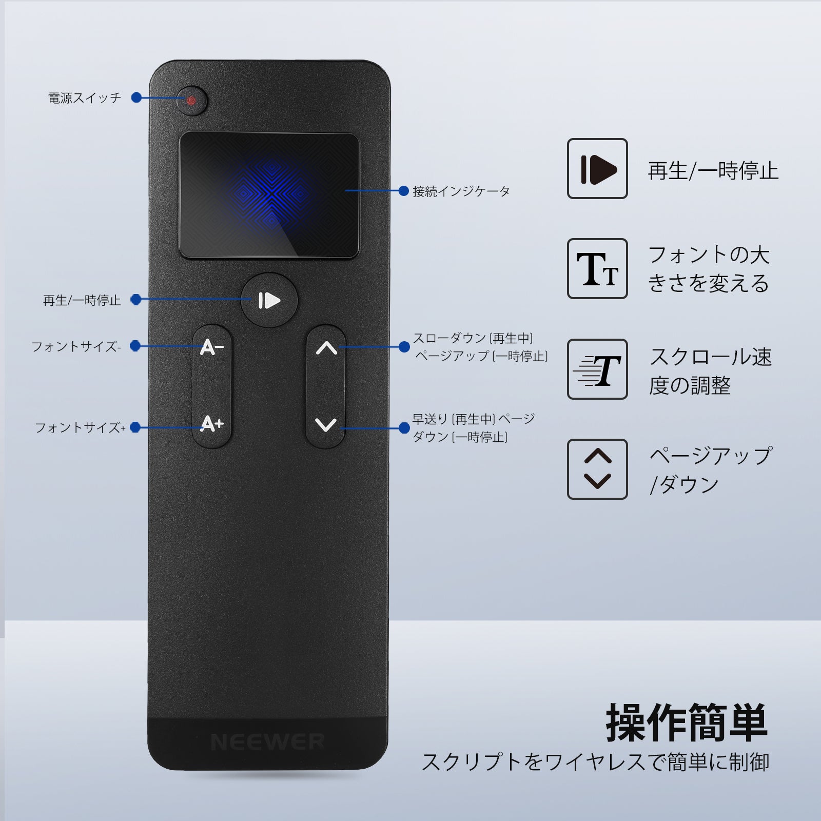 NEEWER RT113 新版リモコン – NEEWER.JP