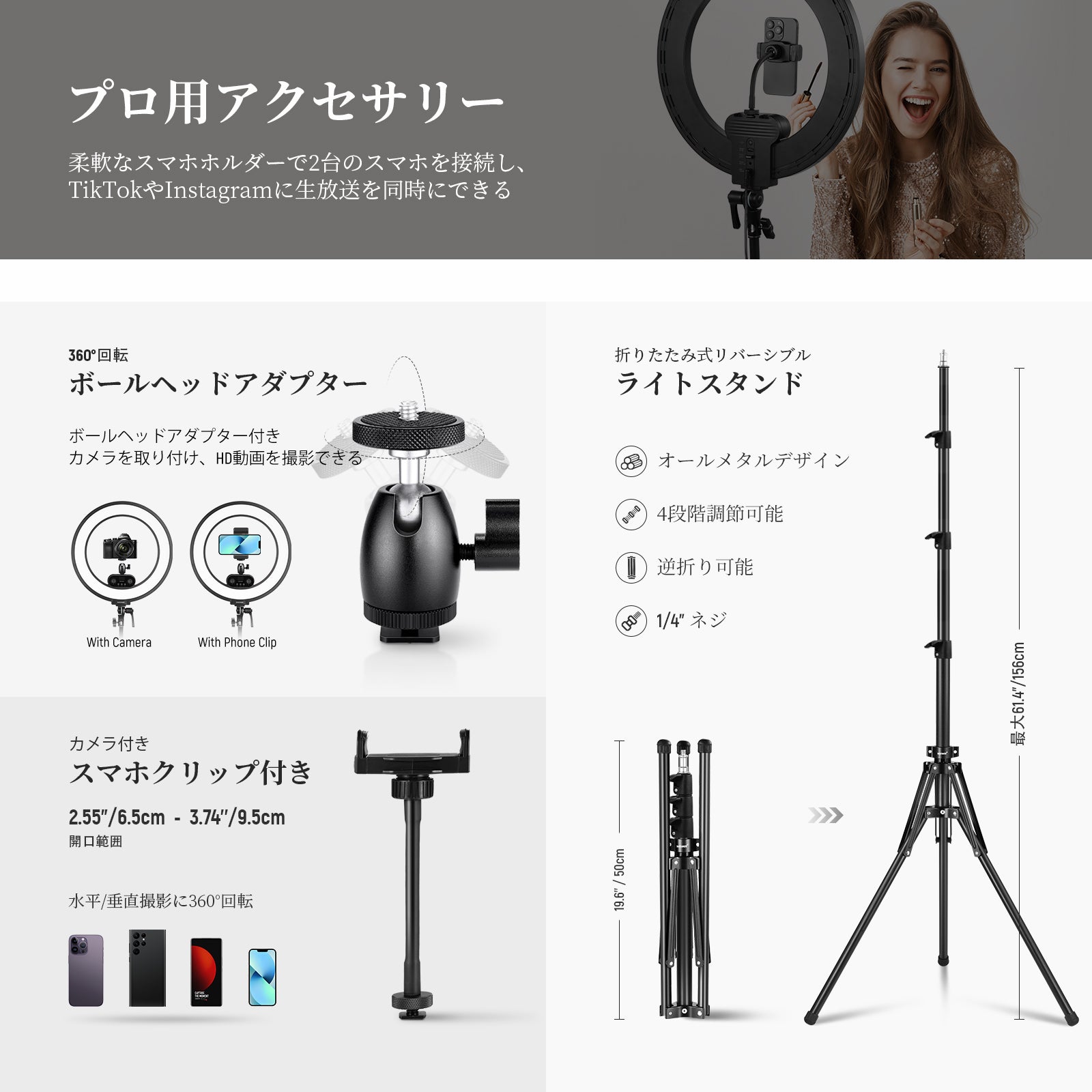 NEEWER RL45B 18インチエッジリットリングライト – NEEWER.JP