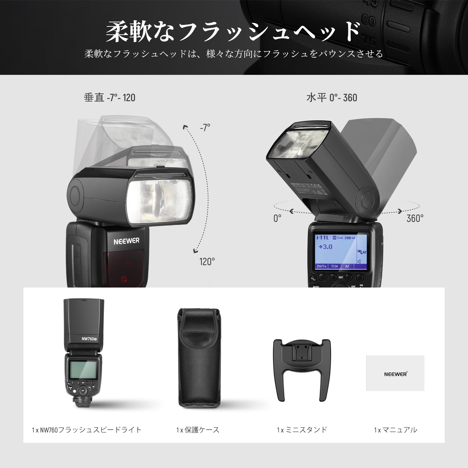 NEEWER NW760-N TTLフラッシュスピードライト – NEEWER.JP