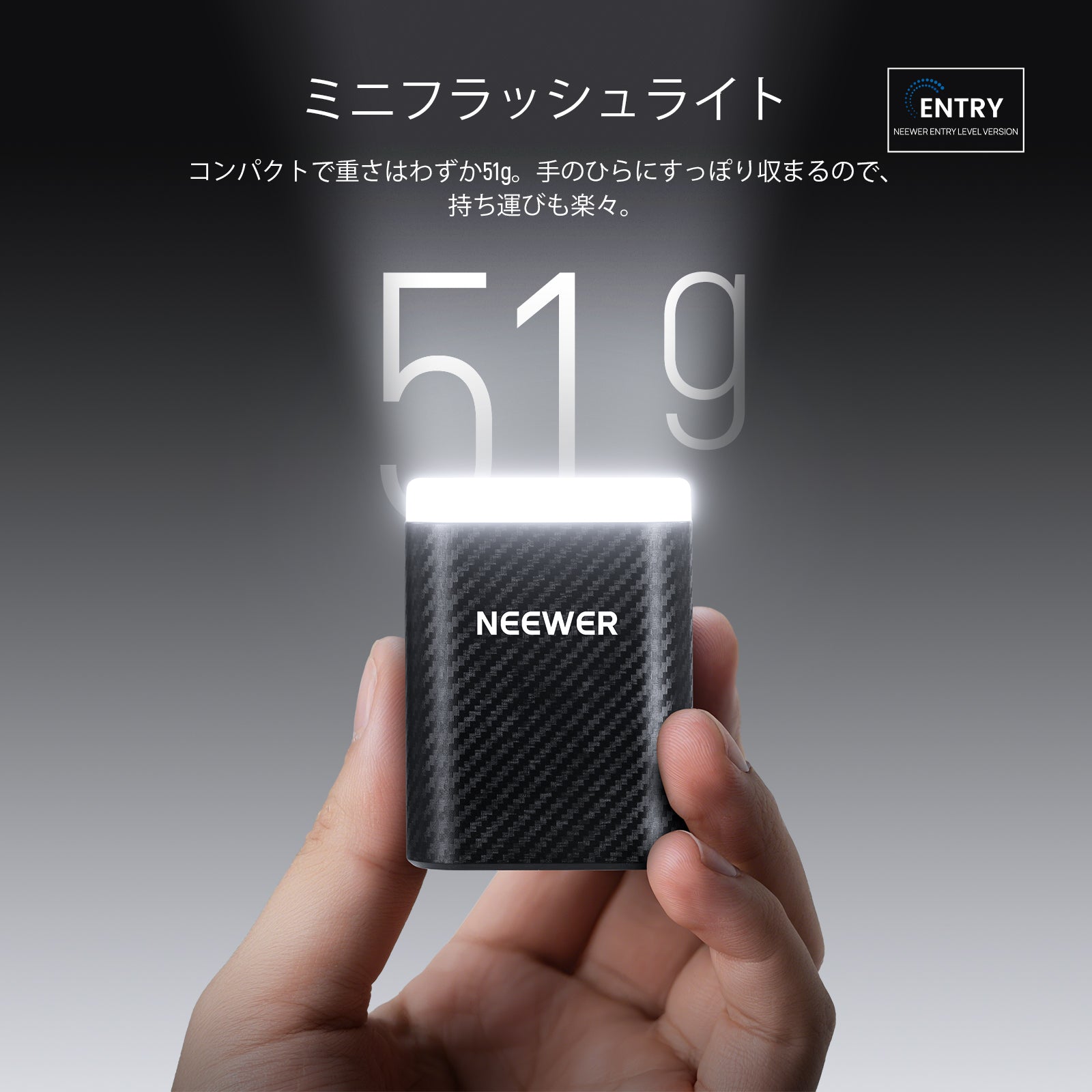NEEWER ENTRY LEVEL VERSION N12L ミニカメラフラッシュ LEDビデオ