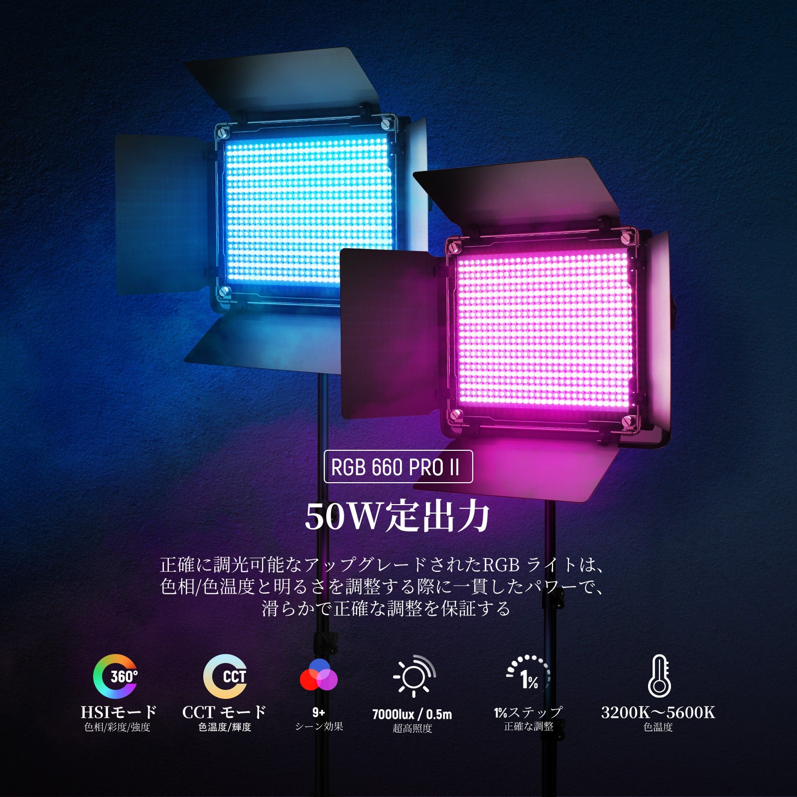 NEEWER 1パック 660 PRO II RGB LEDビデオライト – NEEWER.JP