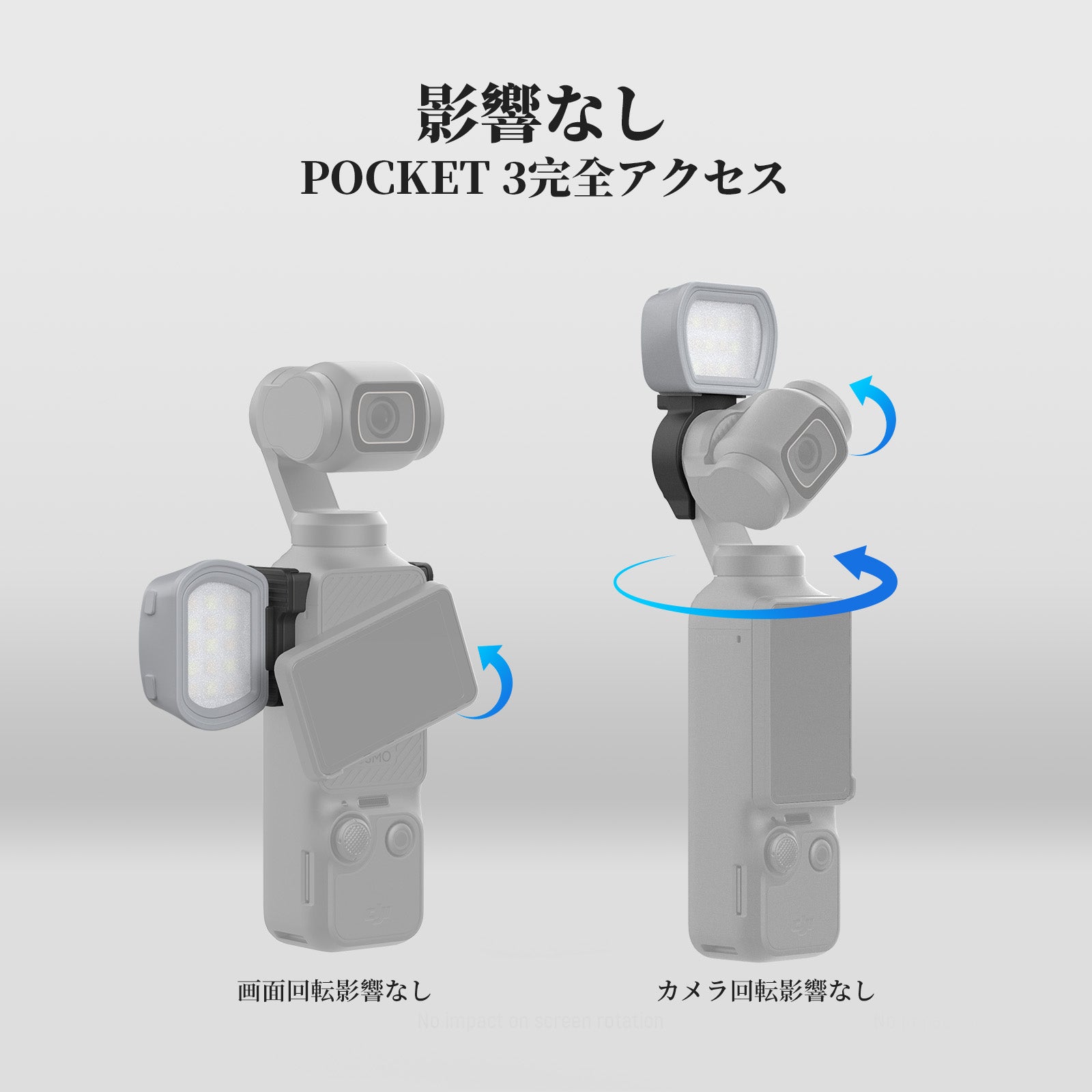 NEEWER BASICS M21 マグネット式 ビデオライト DJI OSMO Pocket 3 対応