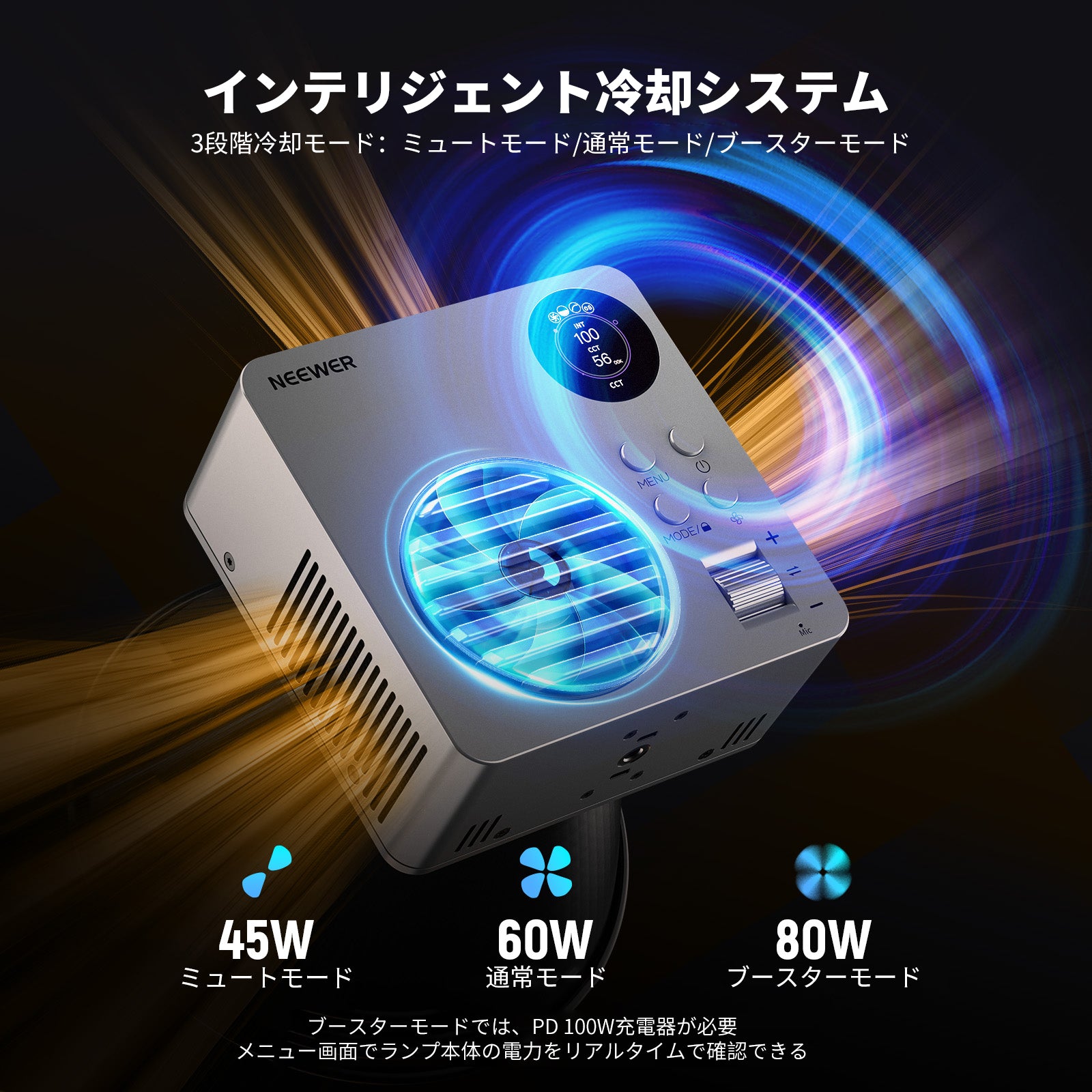 NEEWER HB80B 80W 二色COB LEDビデオライト – NEEWER.JP
