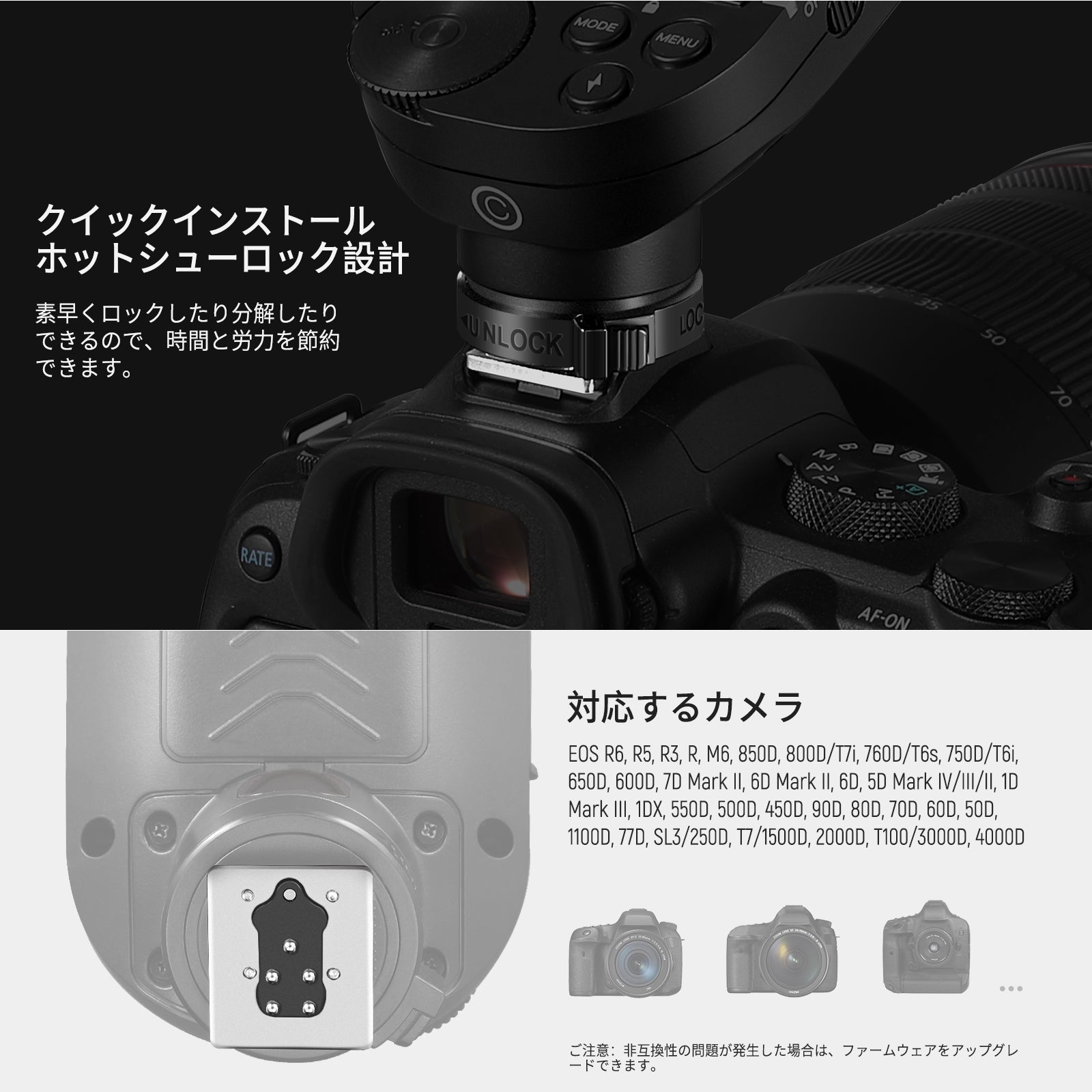 NEEWER アップグレード版 QPRO-C TTL ワイヤレスフラッシュトリガー