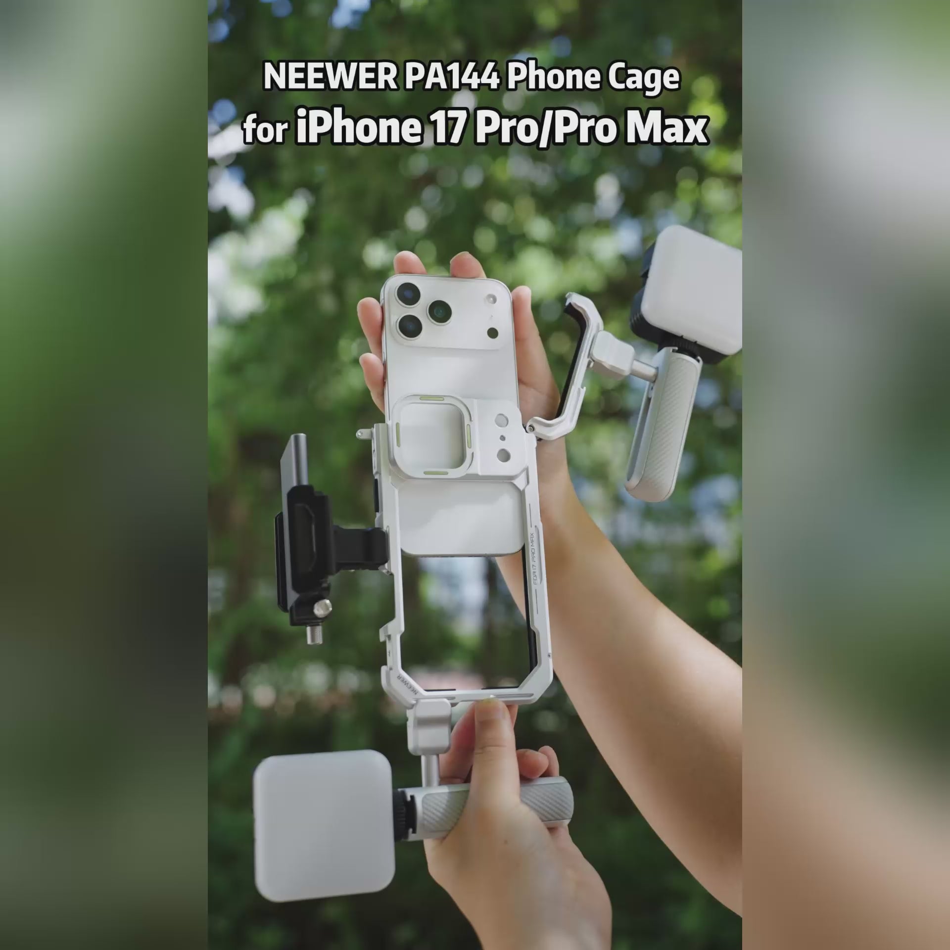 NEEWER PA143/PA144 スマホケージ iPhone 17 Pro/Pro Max対応 – NEEWER.JP