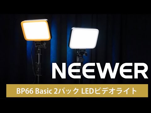 NEEWER BASICS BP66 2パック LEDビデオライト – NEEWER.JP