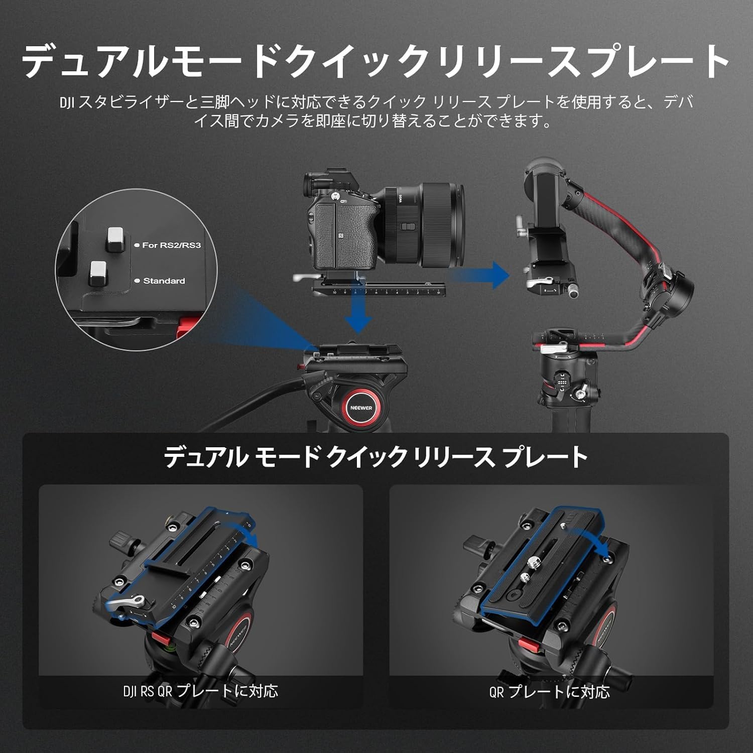 NEEWER TP71 172cm プロカメラ一脚 – NEEWER.JP
