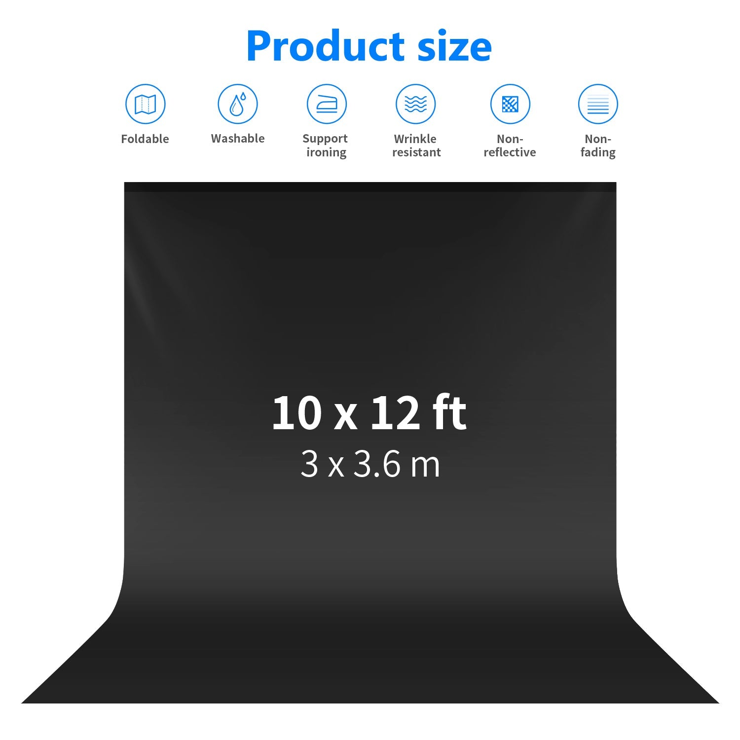 NEEWER 3x3.6m 写真撮影スタジオ背景布 – NEEWER.JP