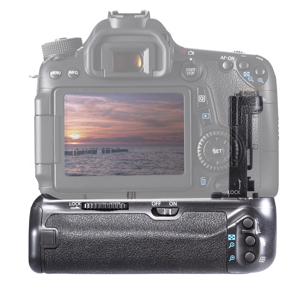 Neewer BG-E14 Replacement Battery Grip for Canon EOS 70D 80D - neewer.com