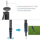 Neewer Extendable Camera Monopod with Foldable Tripod Support Base - neewer.com
