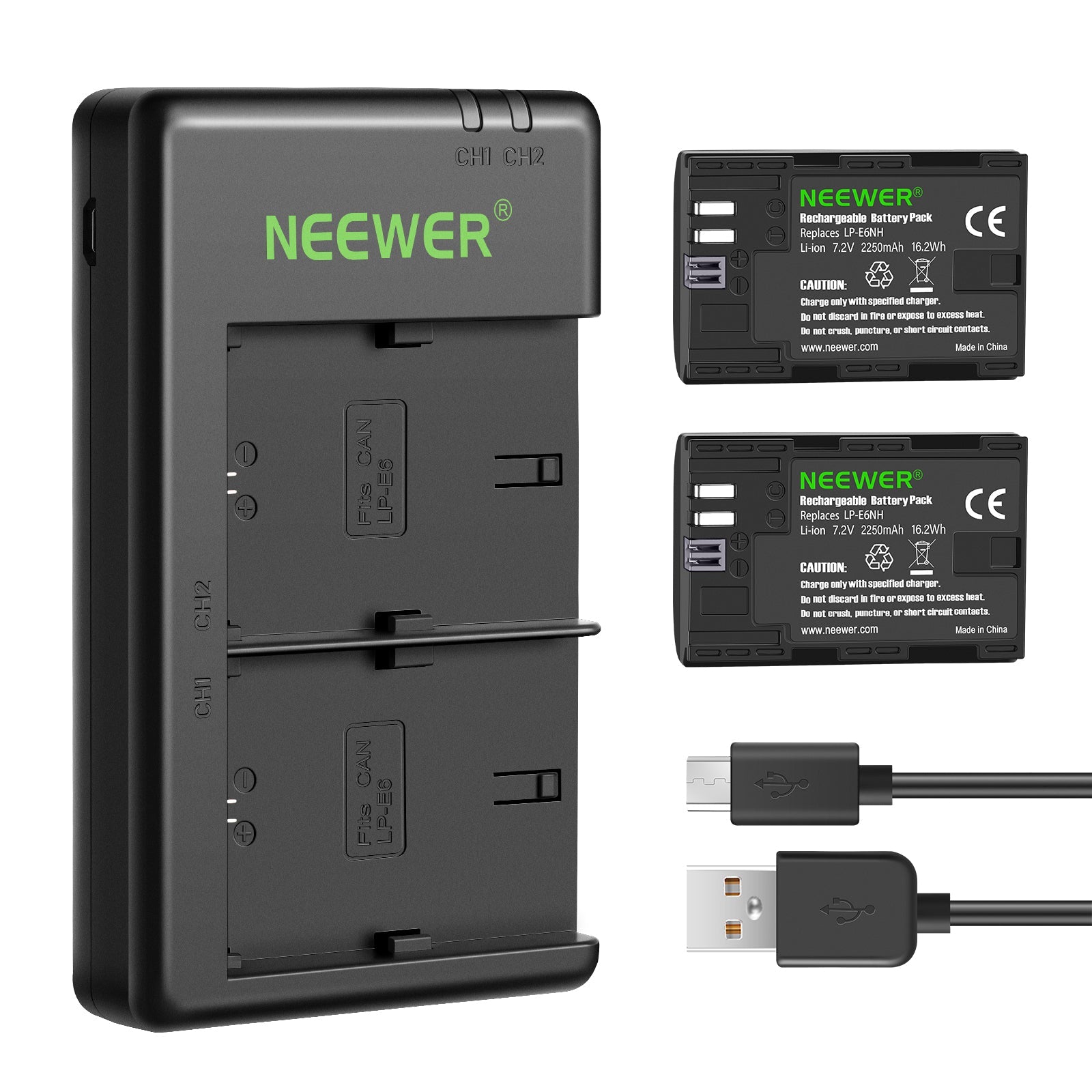 NEEWER LP-E6NH Replacement Li-Ion Battery Set - NEEWER – NEEWER.JP