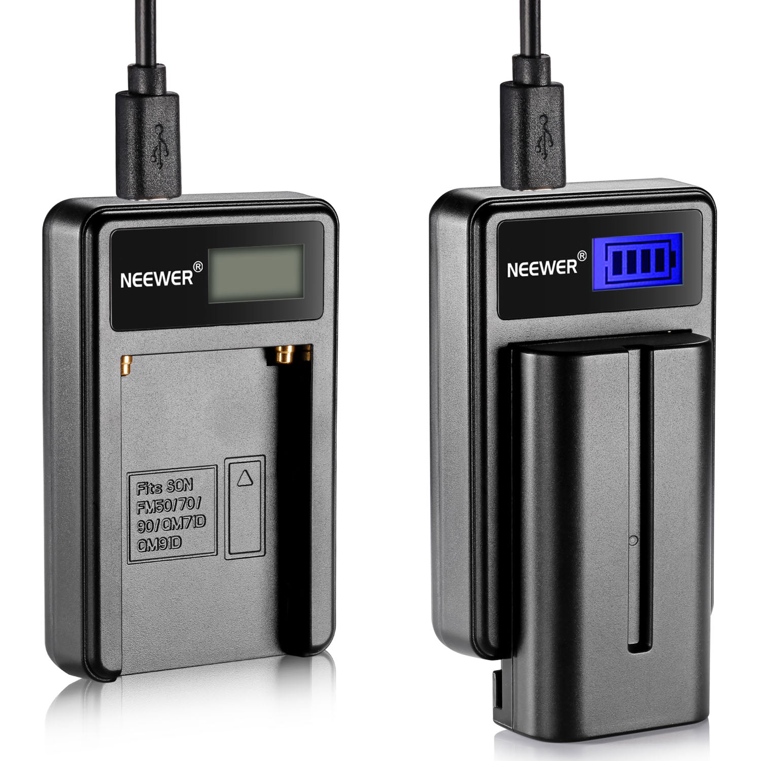 Neewer NP-F550/570/530 Sony用 マイクロUSBバッテリー充電器＋2個- NEEWER – NEEWER.JP