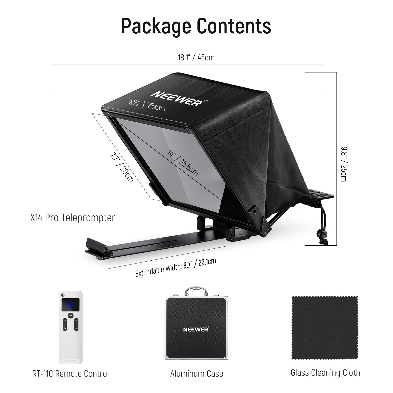 NEEWER X14 PRO テレプロンプター