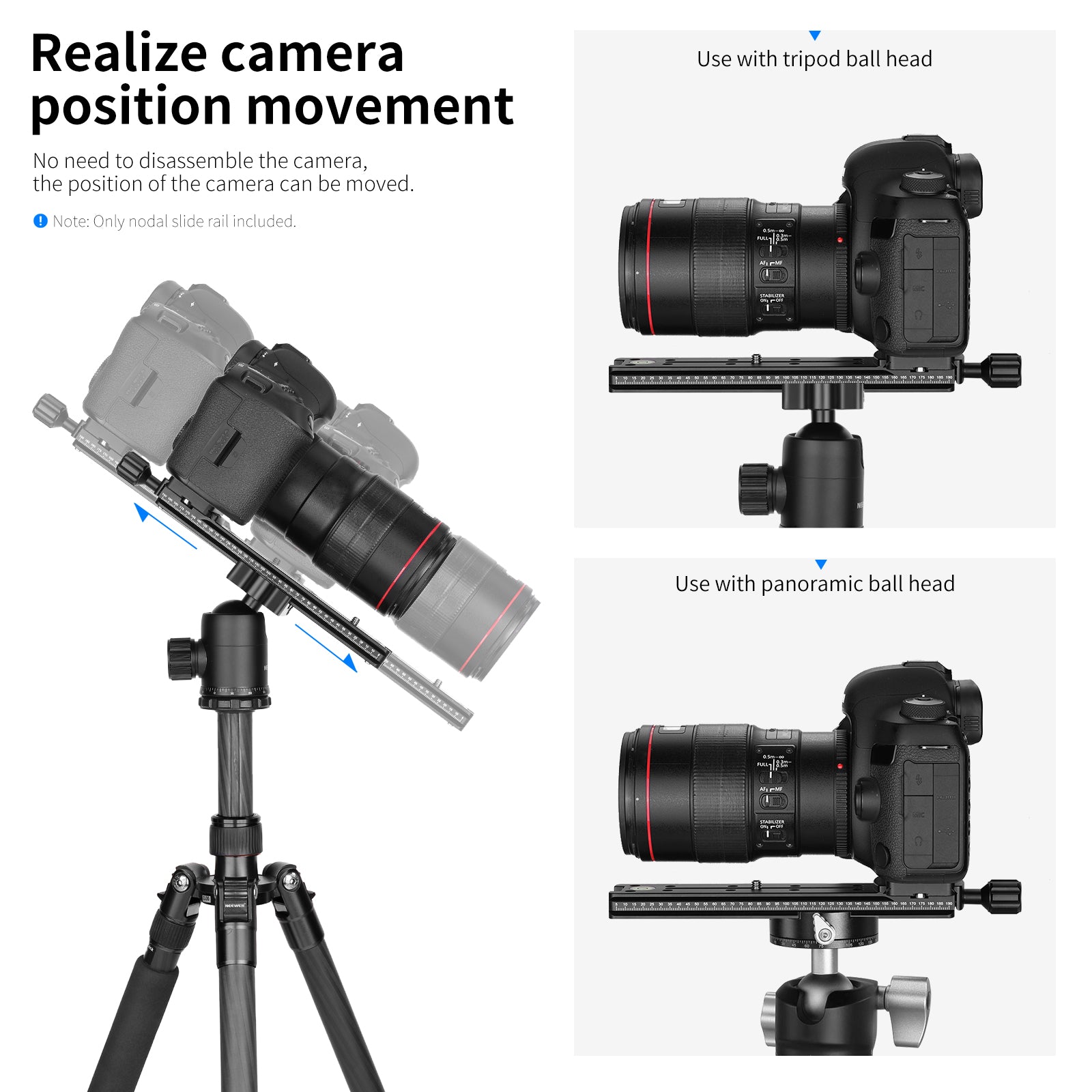 NEEWER GM-NA 200mm ノーダル スライドプレート - NEEWER – NEEWER.JP