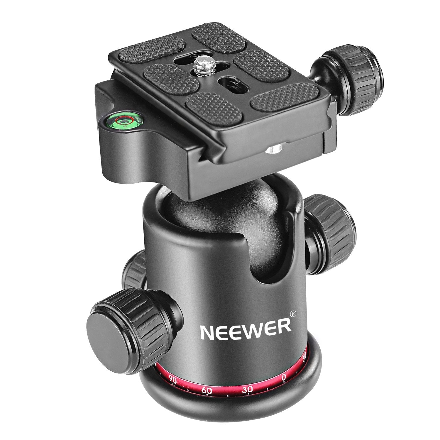 Neewer Metal 360 Degree Rotating Panoramic Ball Head with 1/4" Quick Shoe Plate