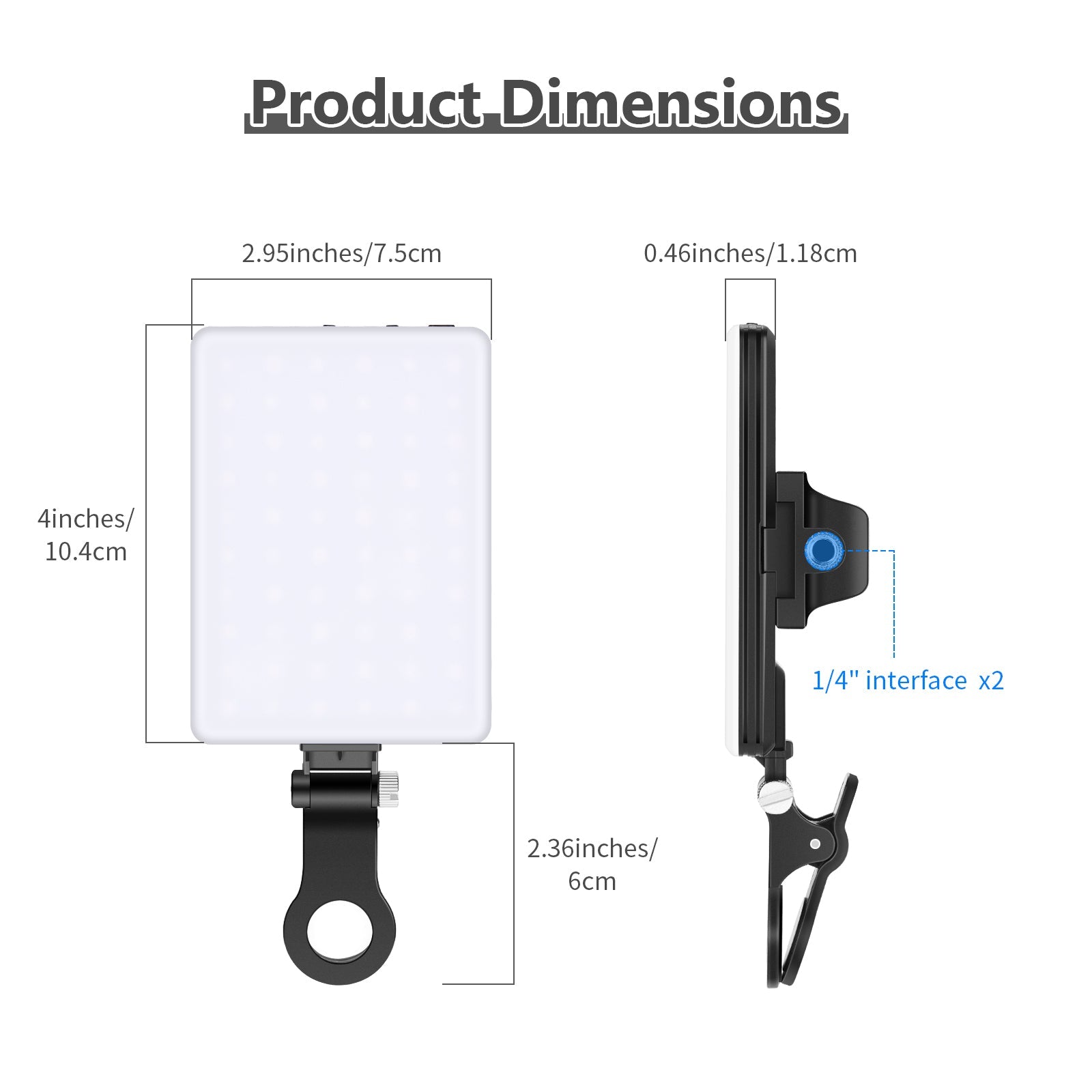 NEEWER NL-60AI クリップ式 スマホライト – NEEWER.JP