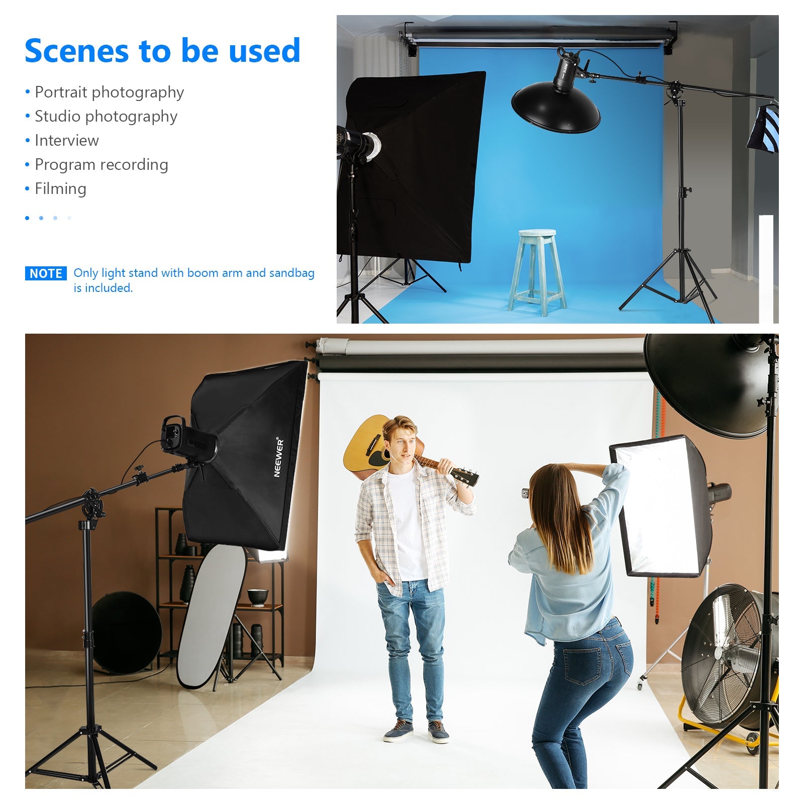 NEEWER 2in1 297cm 写真ライトスタンド- NEEWER – NEEWER.JP